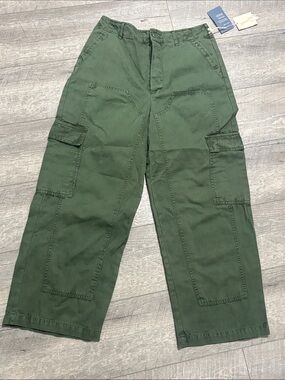 Universal Thread Olive Green Wide Leg Utility Cargo Pants